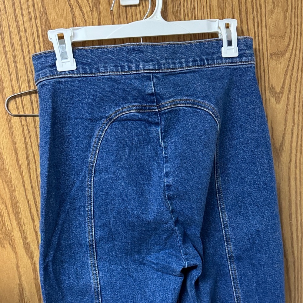 REVICE Dark Blue Flare Jeans - Picture 4 of 5